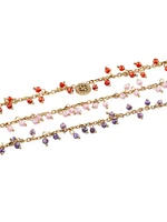 Gold-Tone Quattro G and Multi Layered Necklace