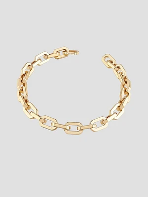 Gold-Tone Octagonal Necklace