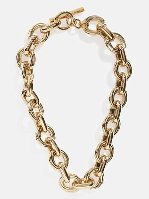 Gold-Tone Toggle Chain Necklace