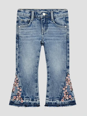 Eco Embroidered Flare Jeans (7