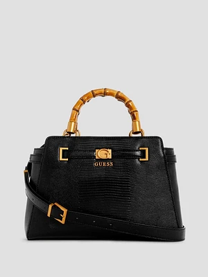 Sibel Bamboo Handle Satchel