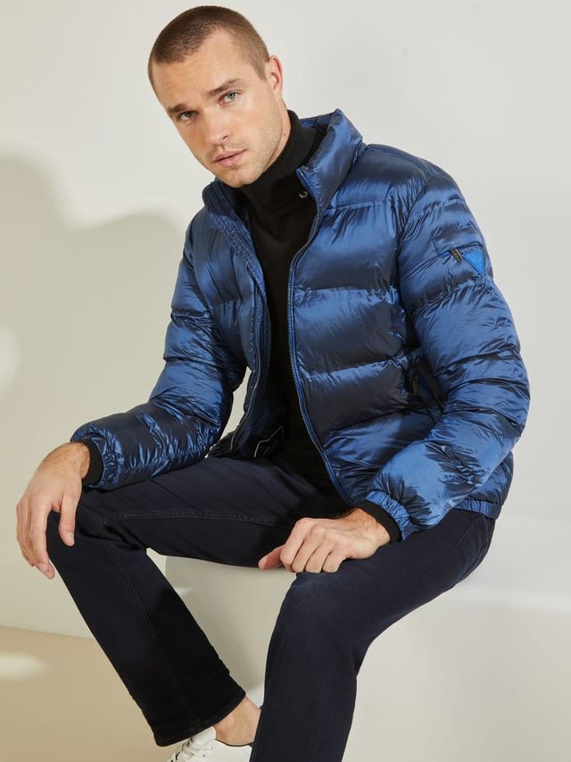 Locarno Channel Quilted Puffer Jacket 
