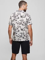 Eco Linen Freehand Floral Shirt