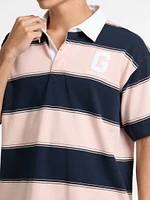 Eco Striped Rugby Polo