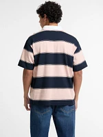 Eco Striped Rugby Polo