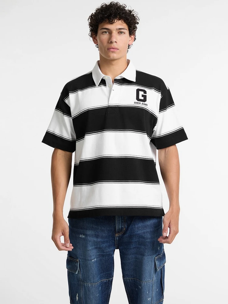 Striped Rugby Polo