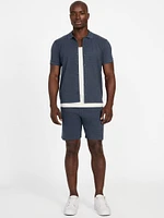 Eco Calvin Chevron-Knit Shirt