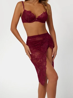 Rebecca Floral Lace Skirt