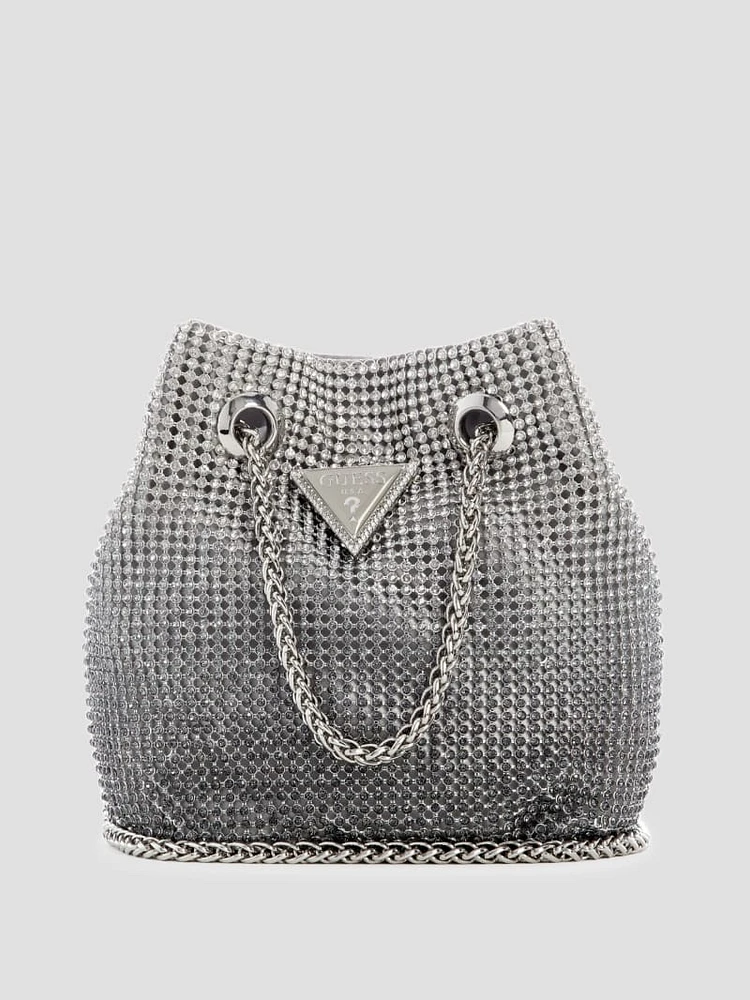 Zalina Ombré Rhinestone Pouch