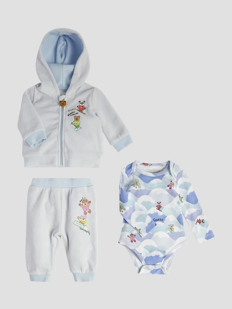 Take Me Home Chenille Bear Set (0-9M)