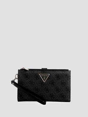 Laurel Quattro G Double-Zip Organizer Wallet
