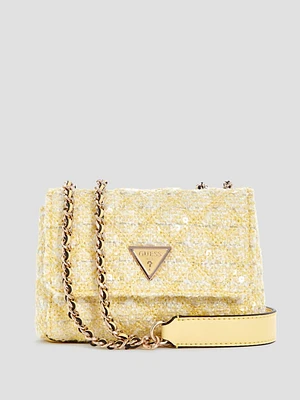 Giully Tweed Mini Convertible Bag