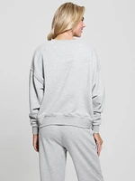 Rhinestone Logo Sweatshirt