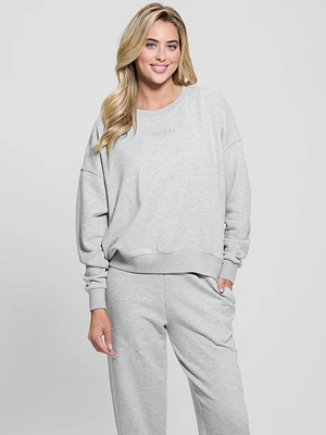 Rhinestone Logo Sweatshirt