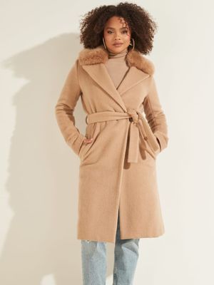 Lara Maxi Wrap Coat - Scarborough Town 