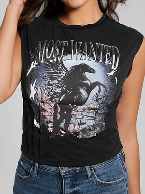 Eco Black Stallion Corset Tee