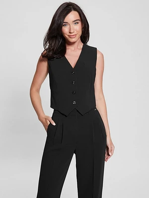 Dina Cropped Blazer Vest