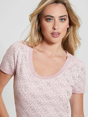 Paige Quattro Rhinestone Top