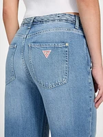 Eco Featherweight Braided Wide-Leg Jeans