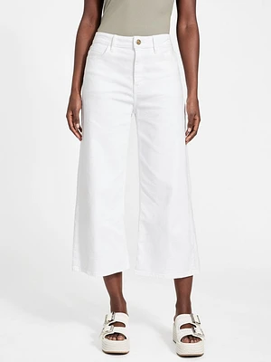 Eco Bellflower Cropped Wide Leg Jeans