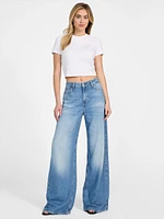 Eco Featherweight Bellflower Wide-Leg Jeans