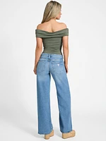 Sexy Denim Palazzo Jeans