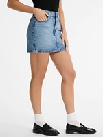 Eco Denim Mini Skirt