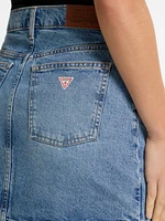 Eco Denim Mini Skirt