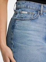 Eco Denim Mini Skirt