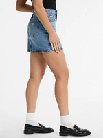Eco Denim Mini Skirt