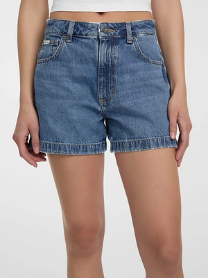 Eco Denim Mom Shorts