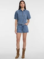 Eco Boxy Denim Shirt