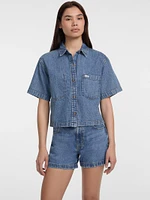 Eco Boxy Denim Shirt