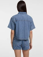 Eco Boxy Denim Shirt