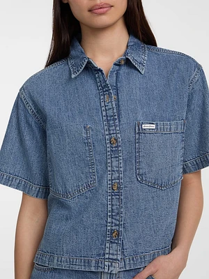 Eco Boxy Denim Shirt