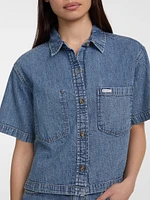 Eco Boxy Denim Shirt