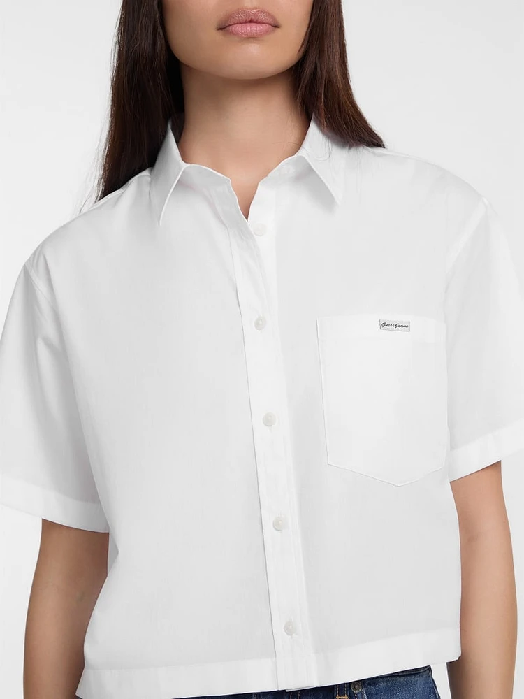 Boxy Poplin Shirt