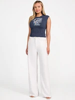 Eco Nautical or Nice Corset Tee