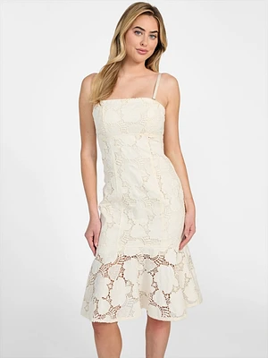 Maisy Strapless Lace Dress