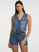 Eco Denim Vest