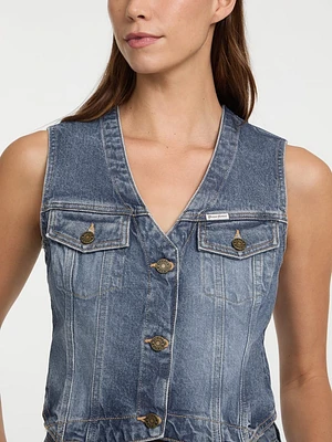 Eco Denim Vest