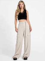 Raquel Lace-Trim Seamless Crop Top