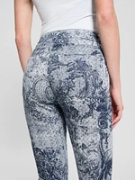 Printed Sexy Flare Jeans