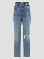 Eco Destroyed Mom Jeans