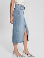 Eco Mila Midi Denim Skirt