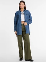Eco Oversized Denim Shirt
