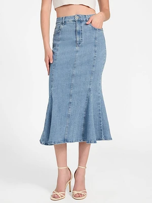 Lia Denim Midi Skirt