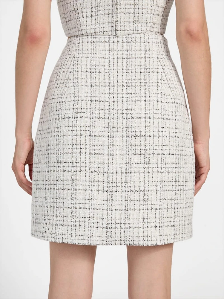 Eco Annamaria Mini Tweed Skirt