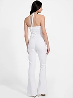 Eco Blair Halter Denim Jumpsuit