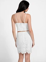 Delilah Crochet Lace Top